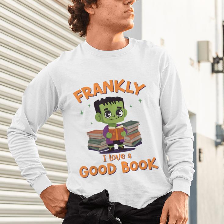 Cute Halloween Teacher Librarian Frankenstein Reading Books Unisex Long Sleeve T-Shirt, gift for family, gift for coworker Cute Halloween Teacher Librarian Frankenstein Reading Books Unisex Long Sleeve T-Shirt, gift for family, gift for coworker