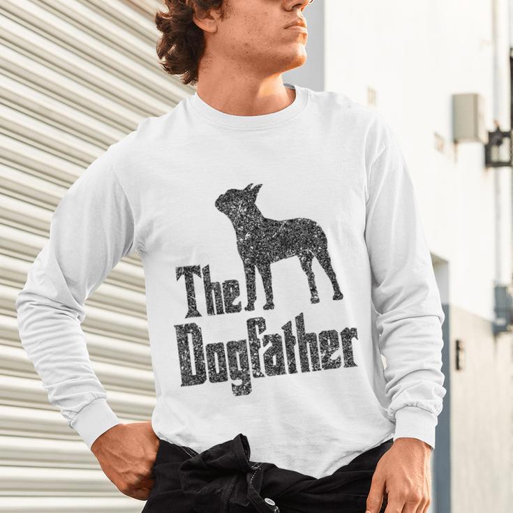 The Dogfather Boston Terrier Dog Funny Dog Gift T-Shirt For Men Women Girls Kids Unisex Long Sleeve T-Shirt, gift for family, gift for coworker