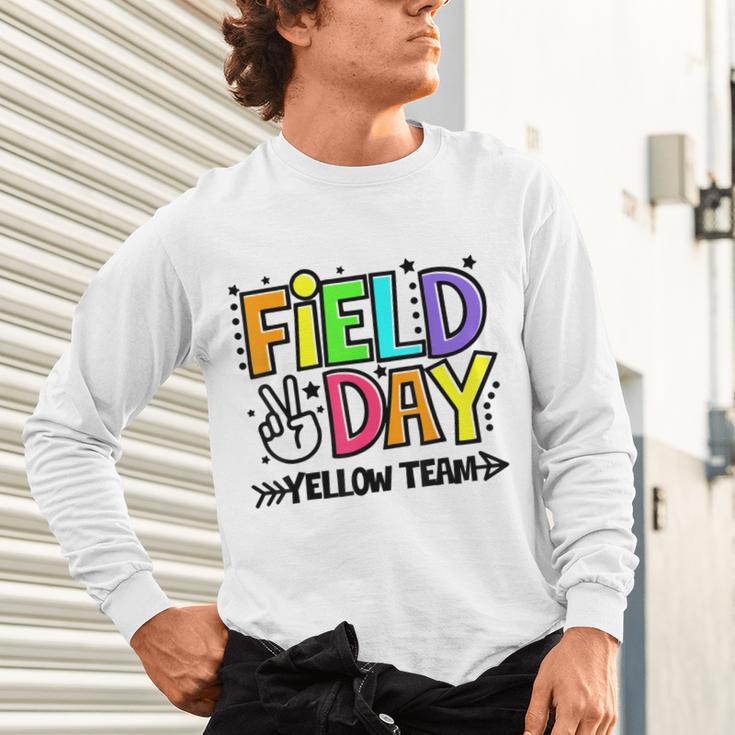 Field Day Yellow Team For Teacher Kids Field Day Games Unisex Long Sleeve T-Shirt, gift for family, gift for coworker