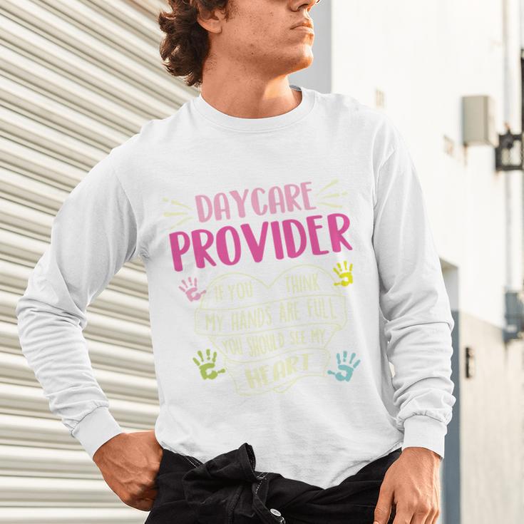 Full Heart Daycare Provider Nanny Au Pair Pre-K Teacher Unisex Long Sleeve T-Shirt, gift for family, gift for coworker Full Heart Daycare Provider Nanny Au Pair Pre-K Teacher Unisex Long Sleeve T-Shirt, gift for family, gift for coworker