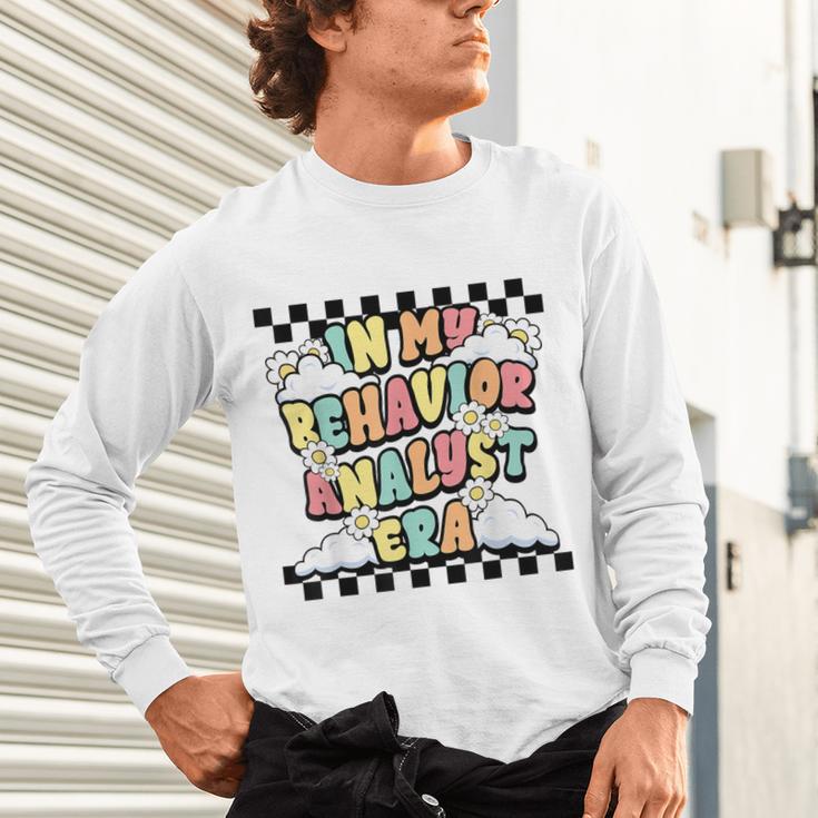 Groovy ABA RBT Therapist In My Behavior Analyst Era Teacher Unisex Long Sleeve T-Shirt, gift for family, gift for coworker