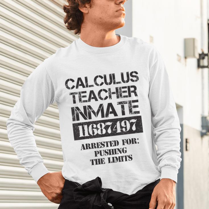 Halloween Calculus Teacher Prisoner Costume Unisex Long Sleeve T-Shirt, gift for family, gift for coworker Halloween Calculus Teacher Prisoner Costume Unisex Long Sleeve T-Shirt, gift for family, gift for coworker