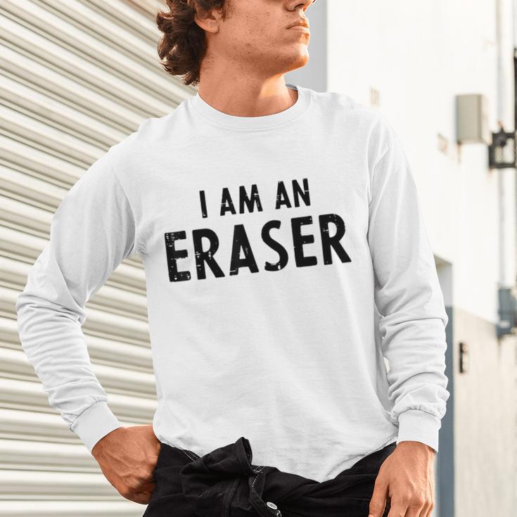 Halloween Teacher Im An Eraser Costume Kids Men Women Unisex Long Sleeve T-Shirt, gift for family, gift for coworker Halloween Teacher Im An Eraser Costume Kids Men Women Unisex Long Sleeve T-Shirt, gift for family, gift for coworker