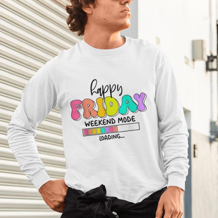 Happy Friyay Teacher School Friday Weekend Vibes Unisex Long Sleeve T-Shirt, gift for family, gift for coworker Happy Friyay Teacher School Friday Weekend Vibes Unisex Long Sleeve T-Shirt, gift for family, gift for coworker