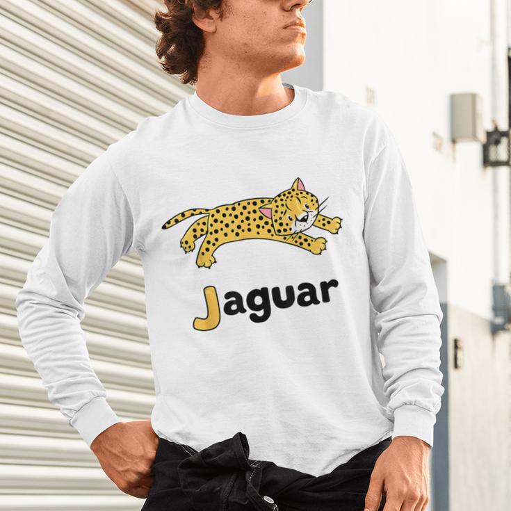 J Is For Jaguar ABC Alphabet T-Shirt For Teachers Students Unisex Long Sleeve T-Shirt, gift for family, gift for coworker