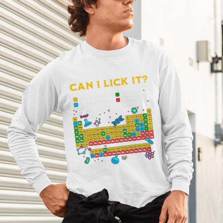 Can I Lick It Periodic Table Science Teacher Student Premium Tri-Blend Unisex Long Sleeve T-Shirt, gift for family, gift for coworker Can I Lick It Periodic Table Science Teacher Student Premium Tri-Blend Unisex Long Sleeve T-Shirt, gift for family, gift for coworker