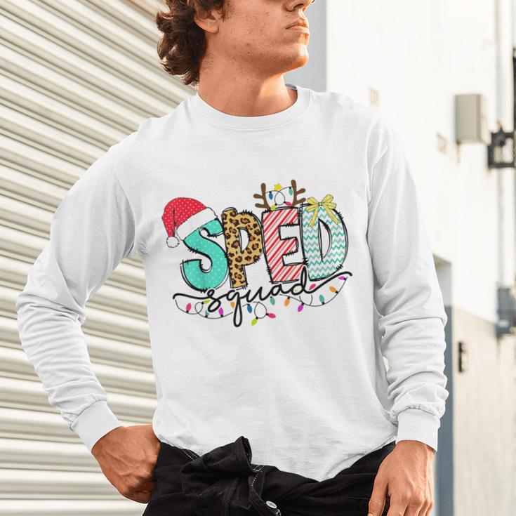 SPED Squad Special Education Teacher Autism Christmas Women Unisex Long Sleeve T-Shirt, gift for family, gift for coworker
