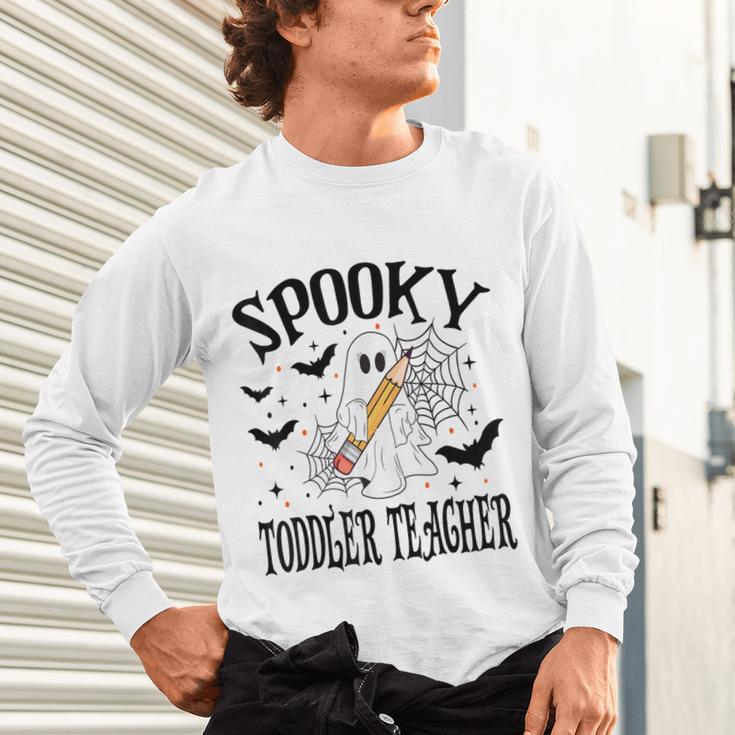 Spooky Toddler Teacher Halloween School Unisex Long Sleeve T-Shirt, gift for family, gift for coworker Spooky Toddler Teacher Halloween School Unisex Long Sleeve T-Shirt, gift for family, gift for coworker