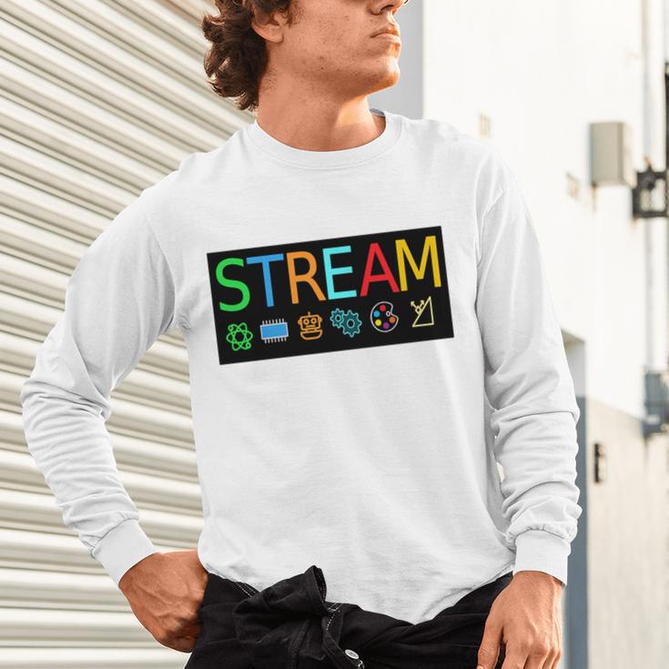 Stream Technology Robotics Shirt For Teachers And Students Premium Tri-Blend Unisex Long Sleeve T-Shirt, gift for family, gift for coworker Stream Technology Robotics Shirt For Teachers And Students Premium Tri-Blend Unisex Long Sleeve T-Shirt, gift for family, gift for coworker