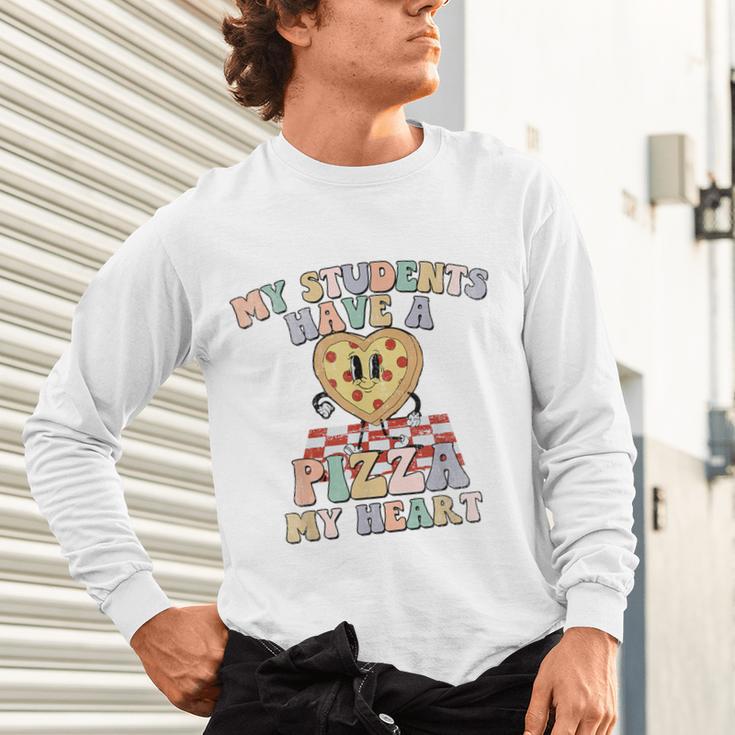 My Students Have A Pizza-My-Heart Valentines Day Teacher Unisex Long Sleeve T-Shirt, gift for family, gift for coworker My Students Have A Pizza-My-Heart Valentines Day Teacher Unisex Long Sleeve T-Shirt, gift for family, gift for coworker