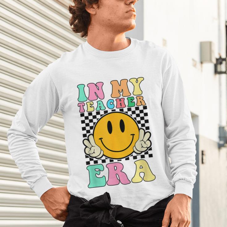 In My Teacher Era Retro Back To School Teacher Student Unisex Long Sleeve T-Shirt, gift for family, gift for coworker In My Teacher Era Retro Back To School Teacher Student Unisex Long Sleeve T-Shirt, gift for family, gift for coworker