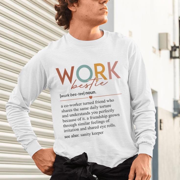 Vintage Work Bestie Definition Teachers Nurses Boss Women Unisex Long Sleeve T-Shirt, gift for family, gift for coworker Vintage Work Bestie Definition Teachers Nurses Boss Women Unisex Long Sleeve T-Shirt, gift for family, gift for coworker