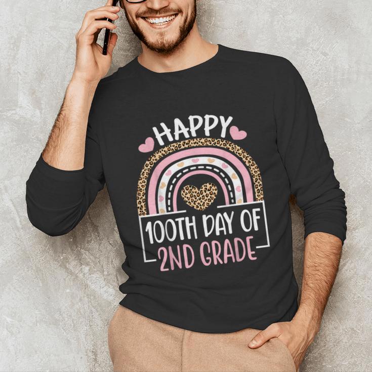 100th Day Of 2nd Grade 100 Days Of School Teacher Unisex Long Sleeve T-Shirt, funny gift