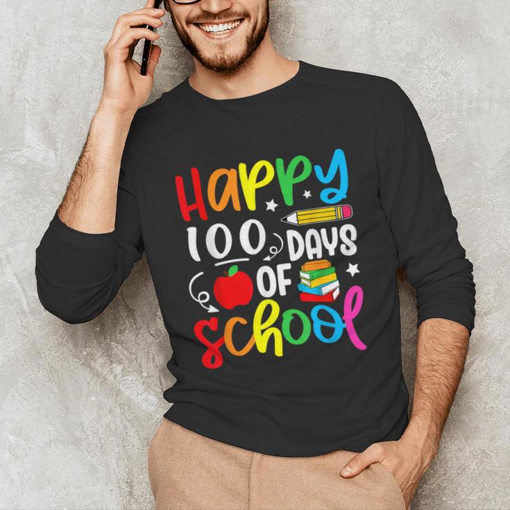 100th Day Of School Teachers Kids Girls Child Happy 100 Days Unisex Long Sleeve T-Shirt, funny gift 100th Day Of School Teachers Kids Girls Child Happy 100 Days Unisex Long Sleeve T-Shirt, funny gift