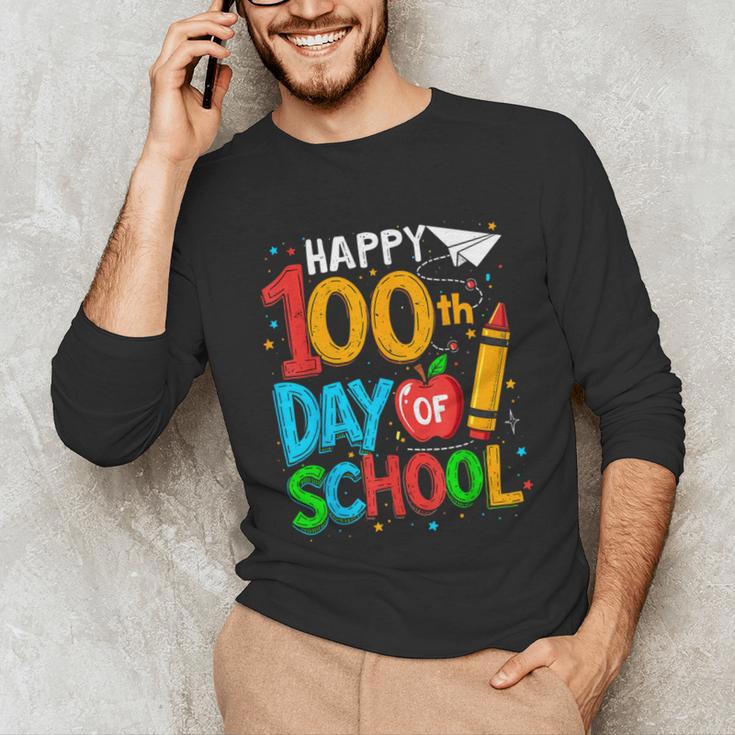 100th Day Of School Teachers Kids Happy 100 Days Unisex Long Sleeve T-Shirt, funny gift 100th Day Of School Teachers Kids Happy 100 Days Unisex Long Sleeve T-Shirt, funny gift
