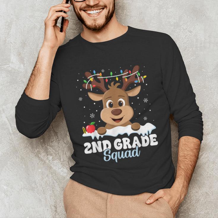2nd Grade Teacher Christmas Second Grade Squad Reindeer Xmas For Men Women Kids Unisex Long Sleeve T-Shirt, funny gift 2nd Grade Teacher Christmas Second Grade Squad Reindeer Xmas For Men Women Kids Unisex Long Sleeve T-Shirt, funny gift