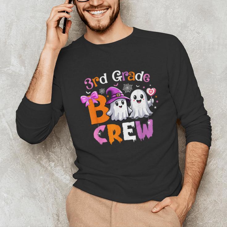 3rd Grade Boo Crew Third Grade Halloween Costume Teacher Kid Unisex Long Sleeve T-Shirt, funny gift 3rd Grade Boo Crew Third Grade Halloween Costume Teacher Kid Unisex Long Sleeve T-Shirt, funny gift