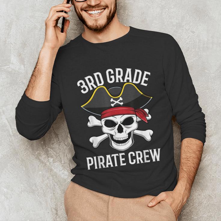 3rd Grade Pirate Crew Halloween Costume Student Teacher Unisex Long Sleeve T-Shirt, funny gift 3rd Grade Pirate Crew Halloween Costume Student Teacher Unisex Long Sleeve T-Shirt, funny gift