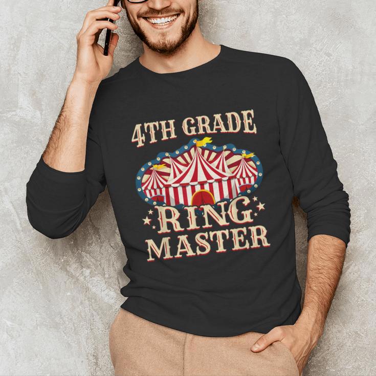 4th Grade Ringmaster Shirt 4th Grade Teacher Shirts Teacher Men Women Kids Unisex Long Sleeve T-Shirt, funny gift