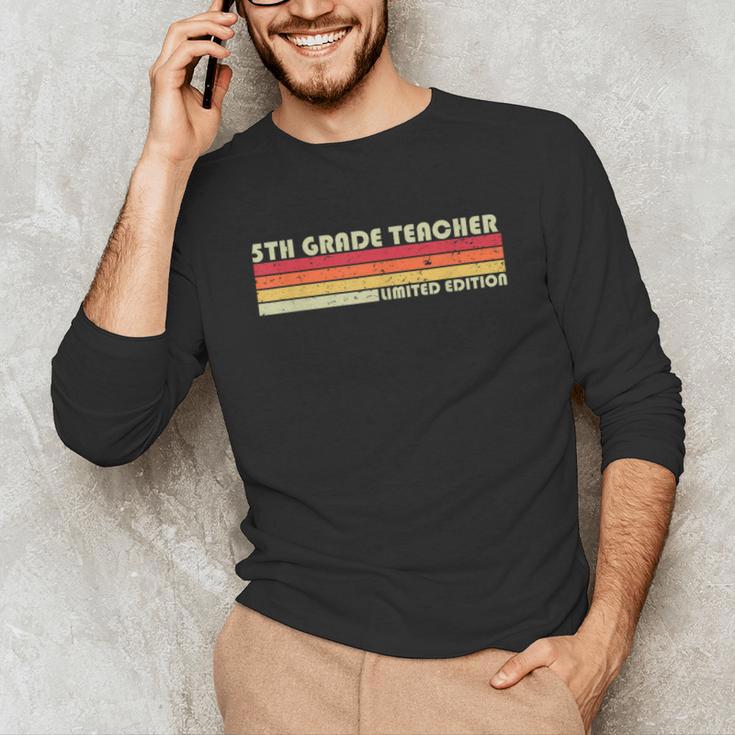 5TH GRADE TEACHER Job Title Profession Birthday Worker Unisex Long Sleeve T-Shirt, funny gift 5TH GRADE TEACHER Job Title Profession Birthday Worker Unisex Long Sleeve T-Shirt, funny gift