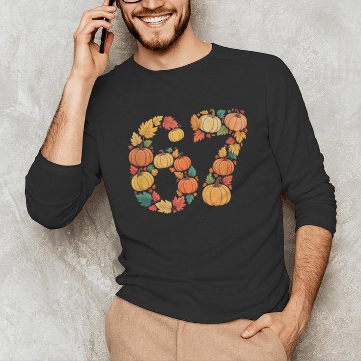 67 6 7 Fall Leaves For Teachers 67 Teacher Unisex Long Sleeve T-Shirt, funny gift 67 6 7 Fall Leaves For Teachers 67 Teacher Unisex Long Sleeve T-Shirt, funny gift