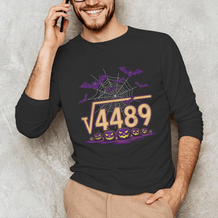 67 Meme Math Teacher Square Root 4489 Halloween Unisex Long Sleeve T-Shirt, funny gift 67 Meme Math Teacher Square Root 4489 Halloween Unisex Long Sleeve T-Shirt, funny gift