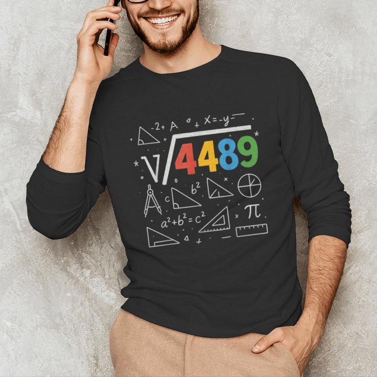67 Meme Square Root 4489 Slang Six Seven Math Teacher Unisex Long Sleeve T-Shirt, funny gift