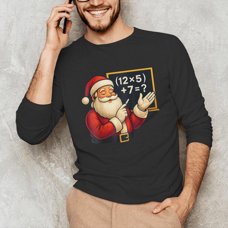 67 Teacher Santa Christmas Six Seven Meme Math Xmas Unisex Long Sleeve T-Shirt, funny gift 67 Teacher Santa Christmas Six Seven Meme Math Xmas Unisex Long Sleeve T-Shirt, funny gift