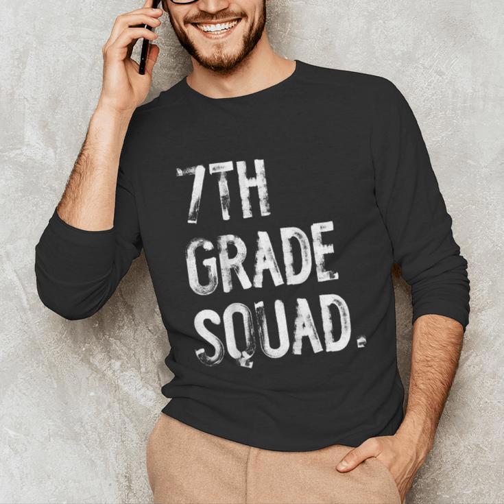 7th Grade Squad Back To School Student Teacher Unisex Long Sleeve T-Shirt, funny gift 7th Grade Squad Back To School Student Teacher Unisex Long Sleeve T-Shirt, funny gift