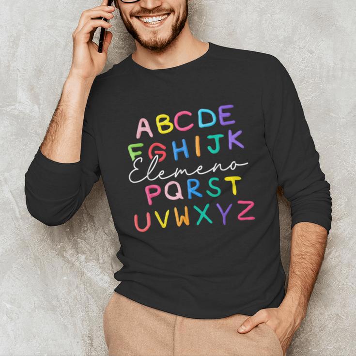 ABC Elemeno Kindergarten Teacher Boy Girl Kid Back To School Unisex Long Sleeve T-Shirt, funny gift ABC Elemeno Kindergarten Teacher Boy Girl Kid Back To School Unisex Long Sleeve T-Shirt, funny gift