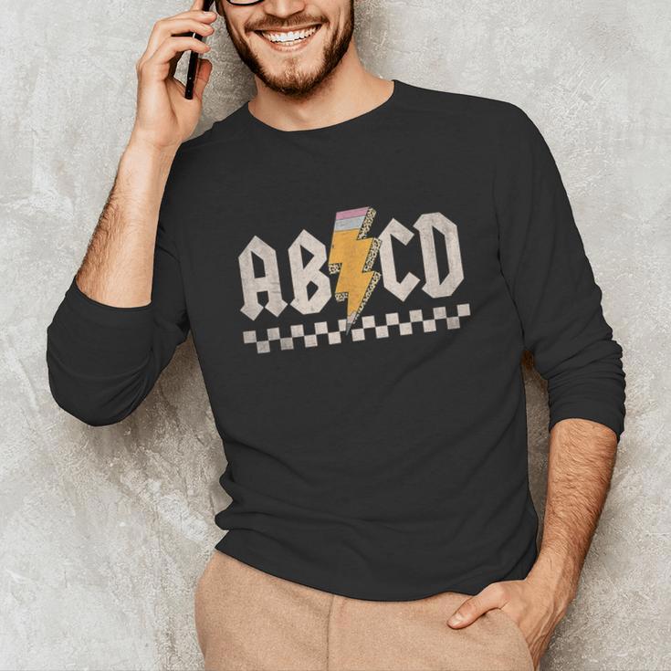 ABCD Back In Class First Day Back To School Teacher Student Unisex Long Sleeve T-Shirt, funny gift ABCD Back In Class First Day Back To School Teacher Student Unisex Long Sleeve T-Shirt, funny gift