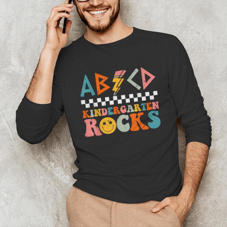 ABCD Kindergarten Rocks Back To School Teacher Kindergarten Unisex Long Sleeve T-Shirt, funny gift ABCD Kindergarten Rocks Back To School Teacher Kindergarten Unisex Long Sleeve T-Shirt, funny gift