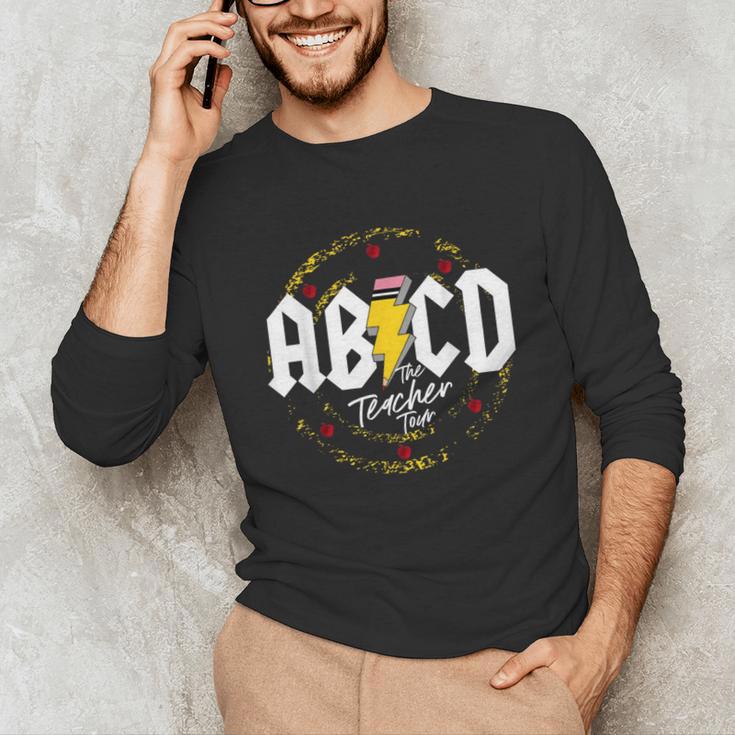 ABCD The Teacher Tour Last Day Of School Rockin' Teacher Unisex Long Sleeve T-Shirt, funny gift ABCD The Teacher Tour Last Day Of School Rockin' Teacher Unisex Long Sleeve T-Shirt, funny gift