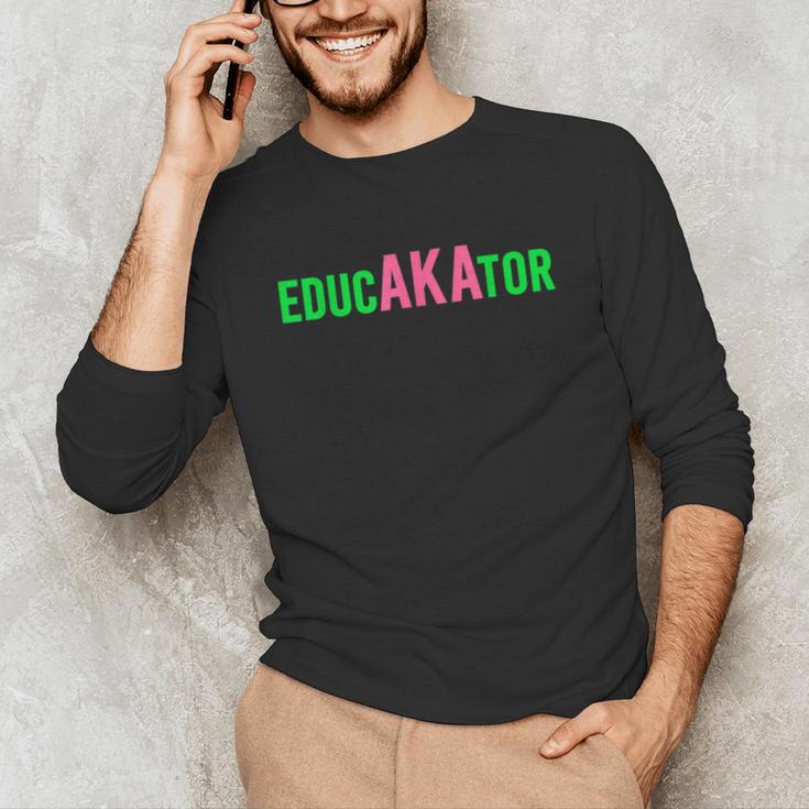 Aka Educator Educators & Teacher Crew School Squad Unisex Long Sleeve T-Shirt, funny gift Aka Educator Educators & Teacher Crew School Squad Unisex Long Sleeve T-Shirt, funny gift