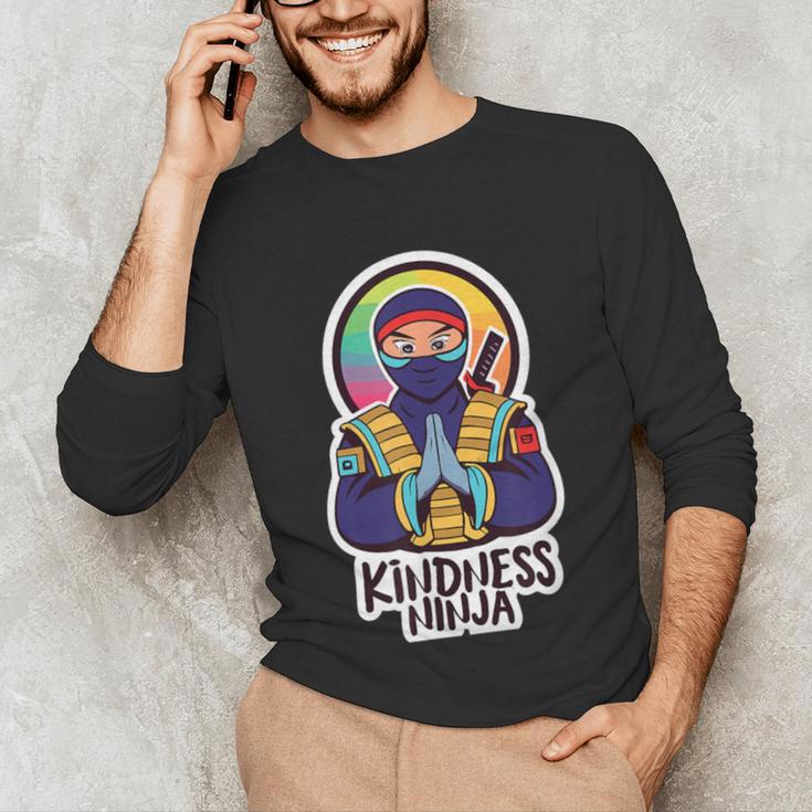 Anti Bullying Kindness Ninja School Teacher Student Unisex Long Sleeve T-Shirt, funny gift Anti Bullying Kindness Ninja School Teacher Student Unisex Long Sleeve T-Shirt, funny gift