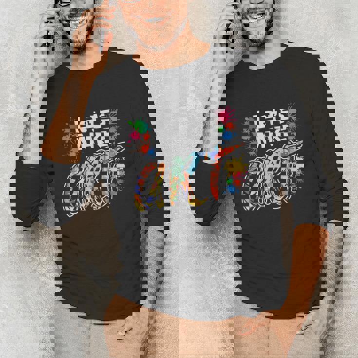 Lets Make Art Colerful Artists Painter Art Teacher Men Women Girls Kids Unisex Long Sleeve T-Shirt, funny gift