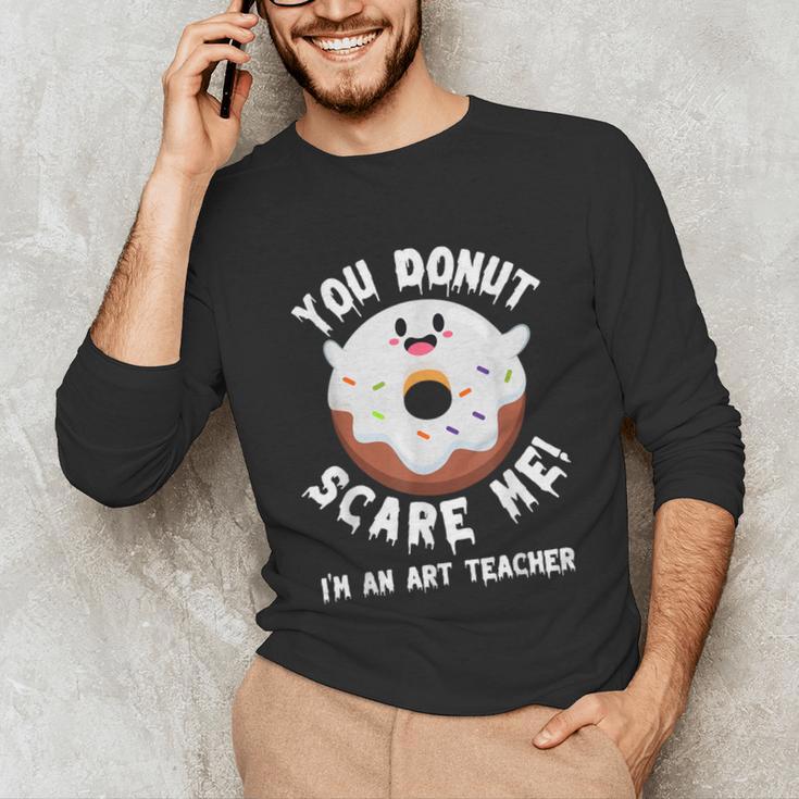 Art Teacher Halloween Donut Lover Costume Kawaii Monster Unisex Long Sleeve T-Shirt, funny gift Art Teacher Halloween Donut Lover Costume Kawaii Monster Unisex Long Sleeve T-Shirt, funny gift