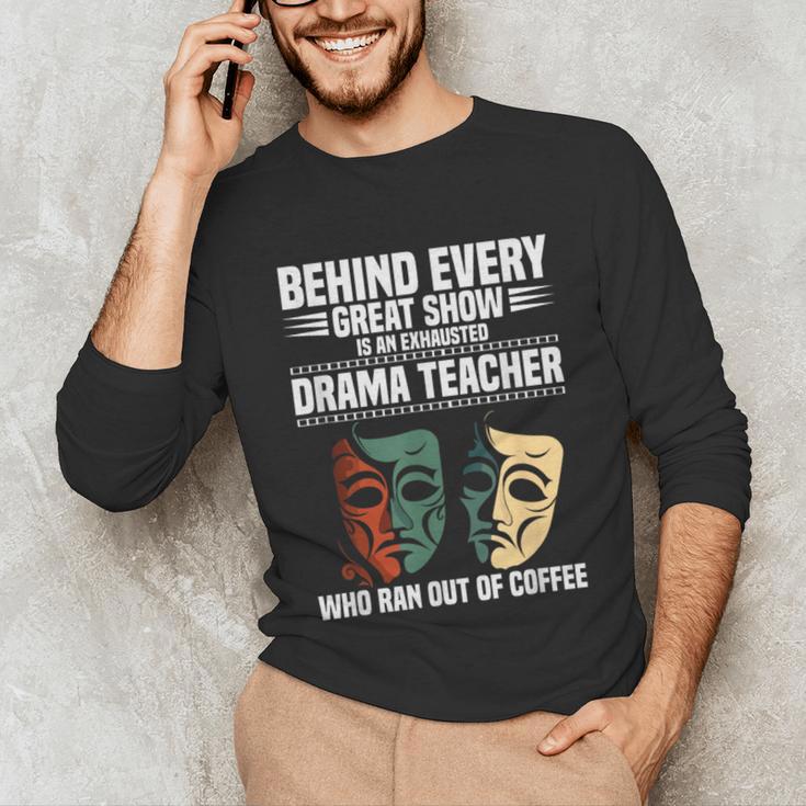 Theatre Teacher Drama Lover Theatre Mask Drama Teacher Unisex Long Sleeve T-Shirt, funny gift Theatre Teacher Drama Lover Theatre Mask Drama Teacher Unisex Long Sleeve T-Shirt, funny gift