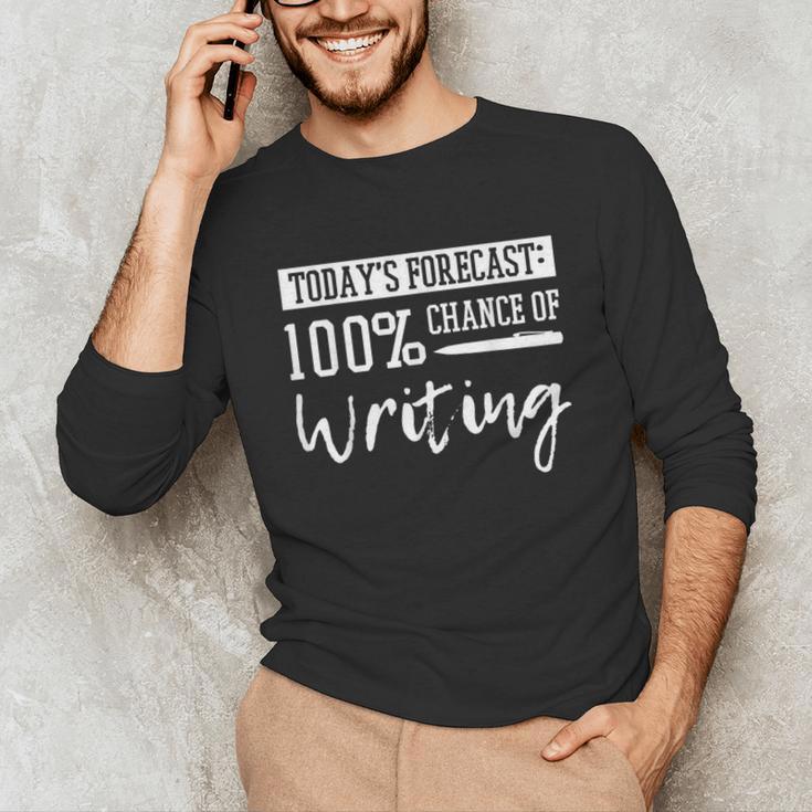Author Journalist Teacher Writing Content Creator Unisex Long Sleeve T-Shirt, funny gift