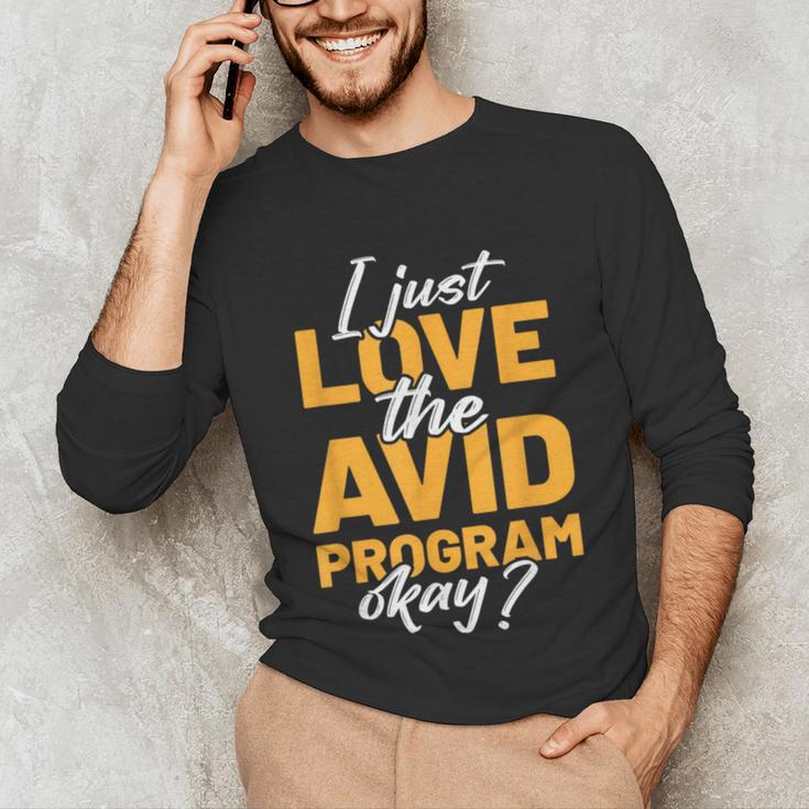 AVID Team Appreciation Essentials AVID Program Teacher Unisex Long Sleeve T-Shirt, funny gift
