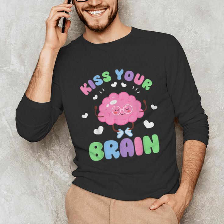 Back To School Kiss Your Brain Cute Teacher Appreciation Unisex Long Sleeve T-Shirt, funny gift Back To School Kiss Your Brain Cute Teacher Appreciation Unisex Long Sleeve T-Shirt, funny gift