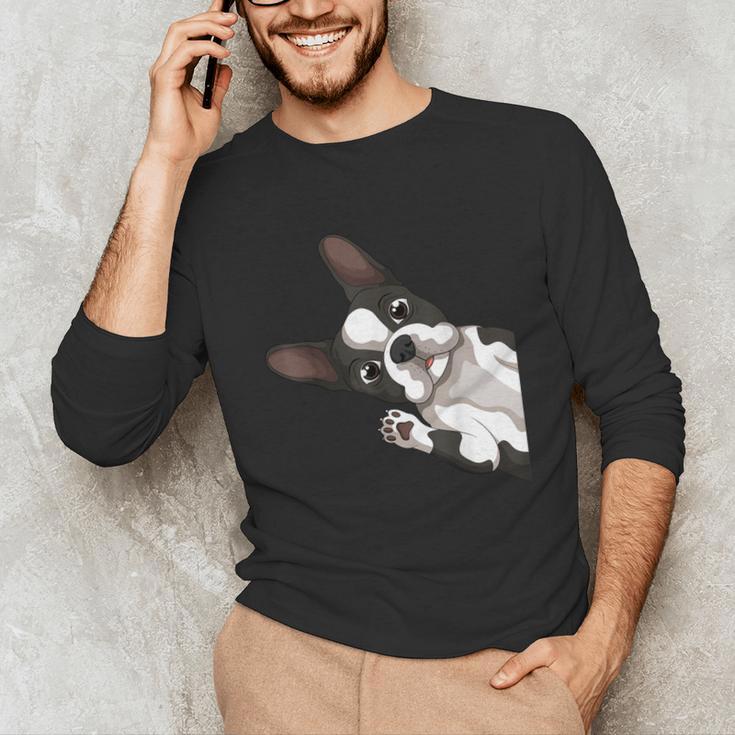 Boston Terrier Bostie Dog Kids Boys Girls Unisex Long Sleeve T-Shirt, funny gift