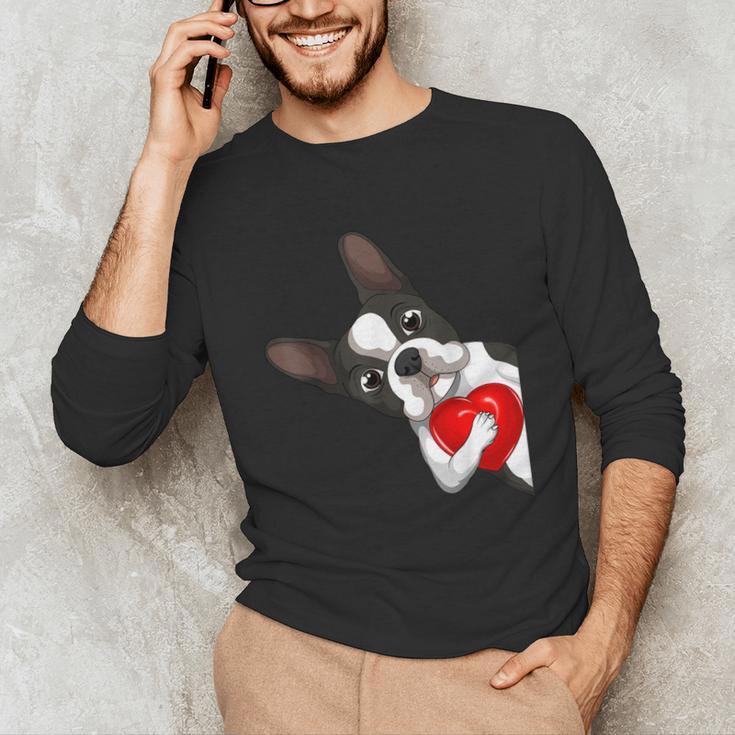 Boston Terrier Bostie Dog Kids Women Girls Unisex Long Sleeve T-Shirt, funny gift