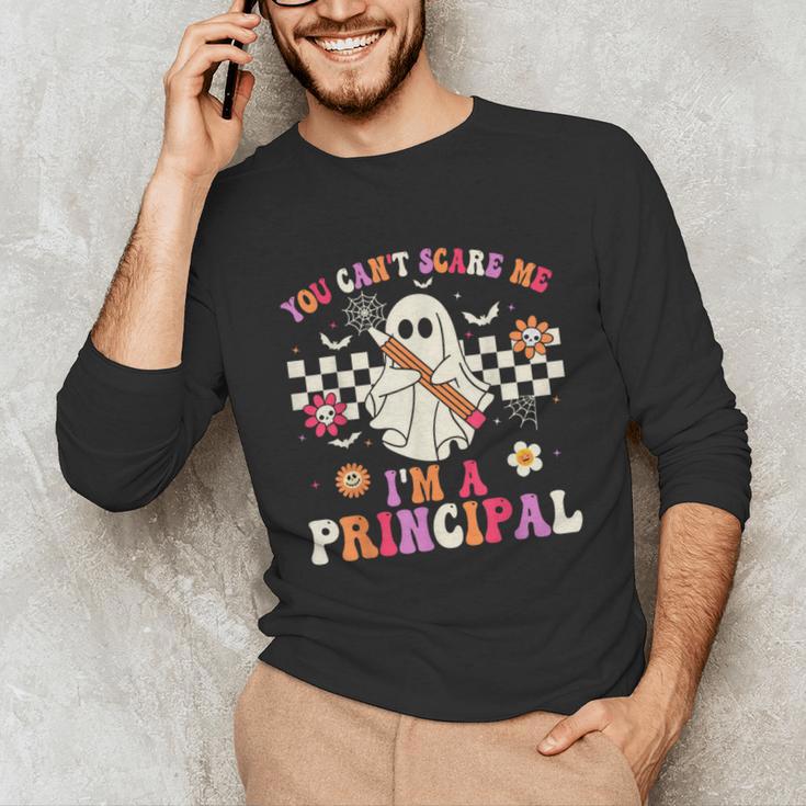 You Can't Scare Me I'm a Principal Halloween Teacher Unisex Long Sleeve T-Shirt, funny gift You Can't Scare Me I'm a Principal Halloween Teacher Unisex Long Sleeve T-Shirt, funny gift