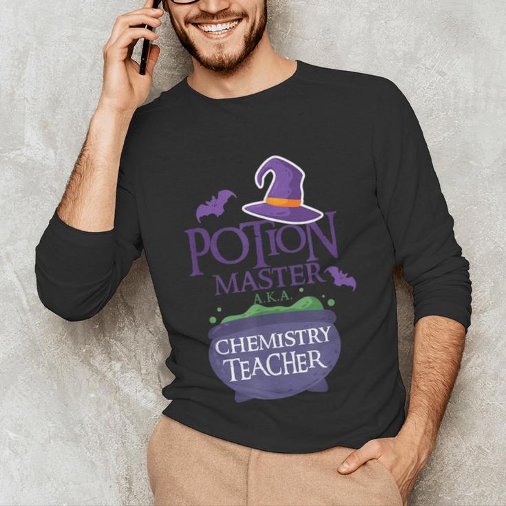 Chemistry Teacher Halloween Shirt School POTION MASTER Unisex Long Sleeve T-Shirt, funny gift Chemistry Teacher Halloween Shirt School POTION MASTER Unisex Long Sleeve T-Shirt, funny gift