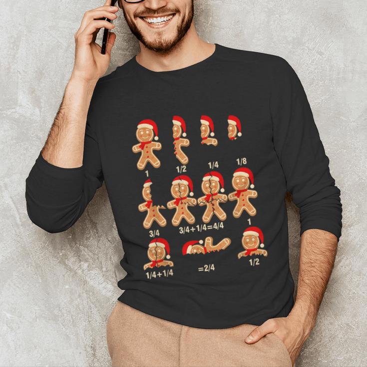 Christmas Math Teacher Equation Gingerbread With Santa Hat Men Women Unisex Long Sleeve T-Shirt, funny gift Christmas Math Teacher Equation Gingerbread With Santa Hat Men Women Unisex Long Sleeve T-Shirt, funny gift