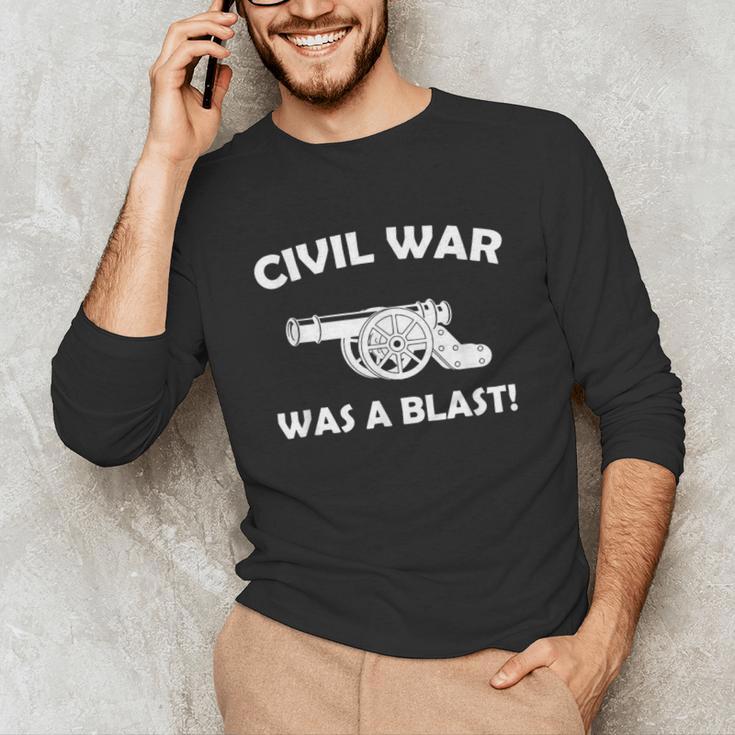Civil War It Was A Blast History Teacher T-Shirt Unisex Long Sleeve T-Shirt, funny gift