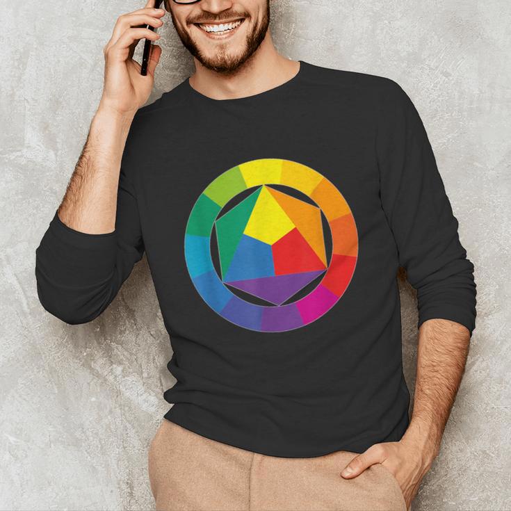 Color Wheel Palette Shirt Artist Painter Art Teacher Tshirt Unisex Long Sleeve T-Shirt, funny gift Color Wheel Palette Shirt Artist Painter Art Teacher Tshirt Unisex Long Sleeve T-Shirt, funny gift