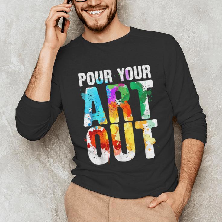 Cool Artist For Men Women Painter Art Teacher Paint Artists Unisex Long Sleeve T-Shirt, funny gift