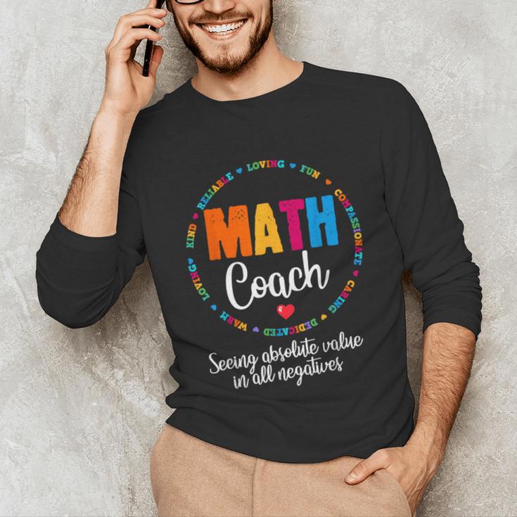 Cute Math Coach Teacher Mathematical Nerd School Unisex Long Sleeve T-Shirt, funny gift Cute Math Coach Teacher Mathematical Nerd School Unisex Long Sleeve T-Shirt, funny gift